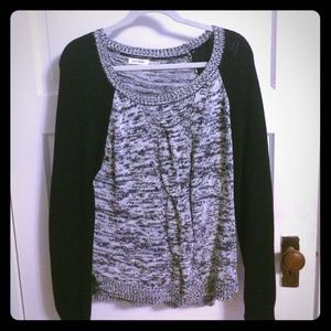 Great black and grey winter sweater!