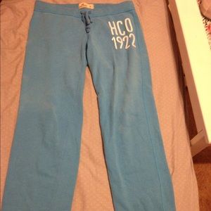 Blue Hollister sweat pants