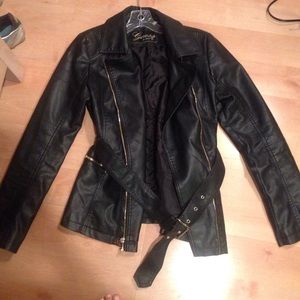 Black pleather jacket