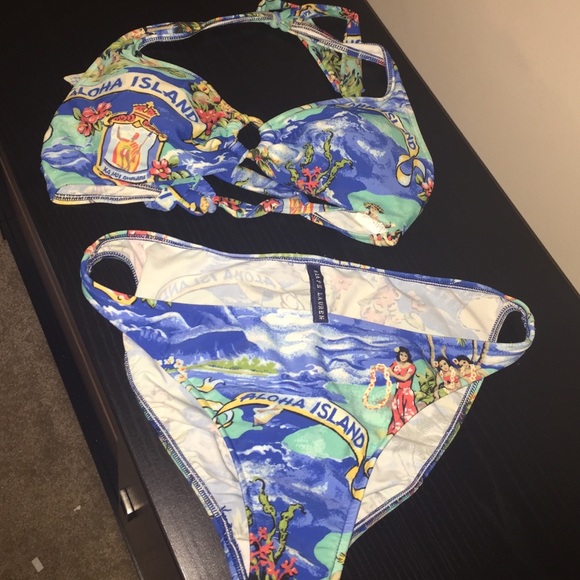 Ralph Lauren aloha two piece bikini