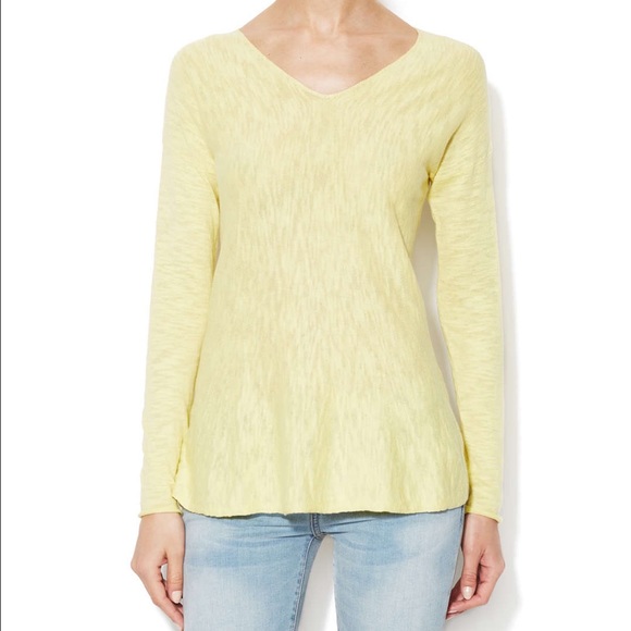 White+Warren Yellow top