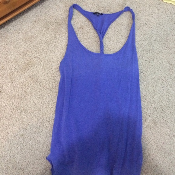 Purple twist back Hurley tank top
