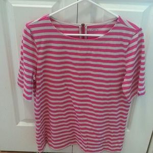 LOFT - back zip top L