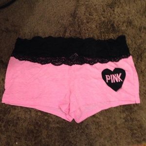 Victoria Secret Pink sleep shorts.