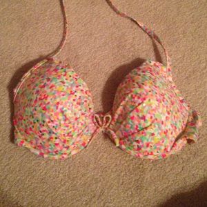 Victoria's Secret confetti swim top