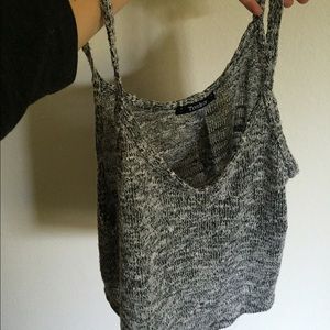Reversible gray tank top