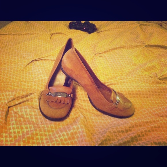 Gianni BWN Leather heels size 8