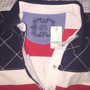 Brooks Brother's long sleeve rugby shirt