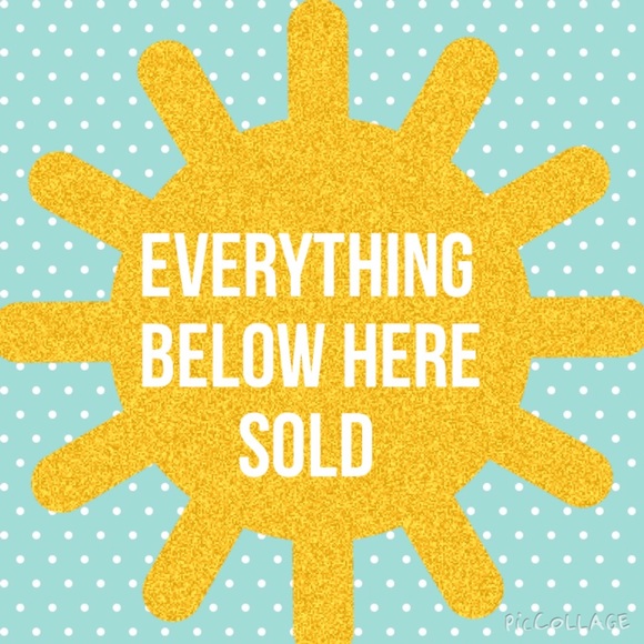 All of these items are sold