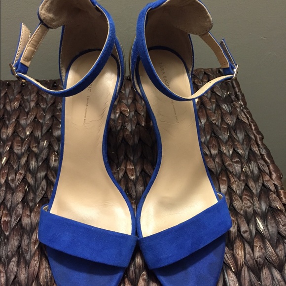 Zara suede heels