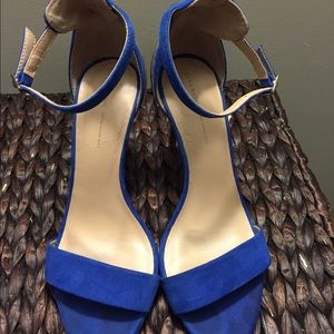 Zara suede heels