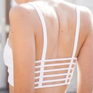 Brandy Melville White 'Chiyo Top'