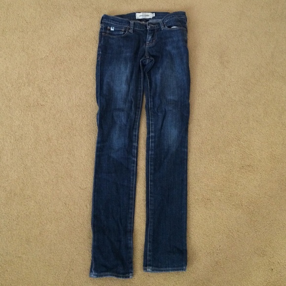 Abercrombie skinny darkwash denim jeans