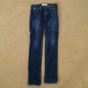 Abercrombie skinny darkwash denim jeans