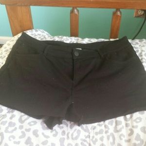 Black shorts