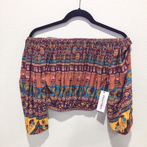 Novella Royale - Multicolor Rosie Off The Shoulder