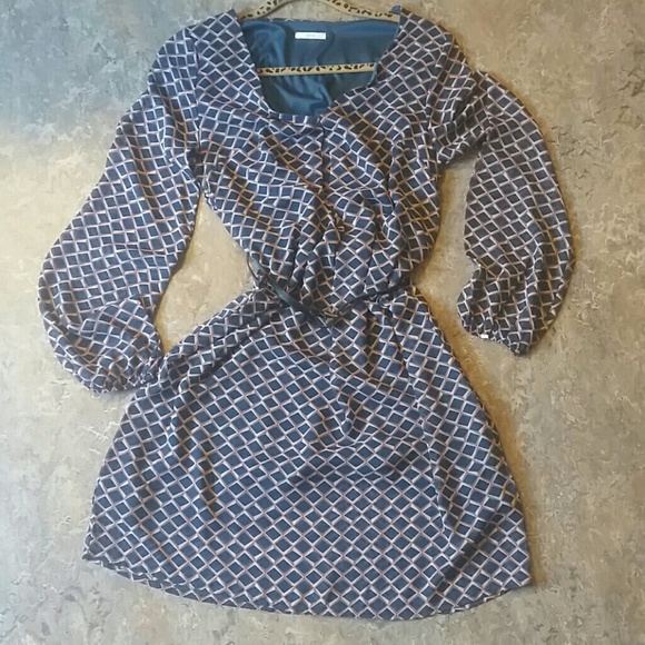 FINAL REDUCTION Printed long sleeve dress