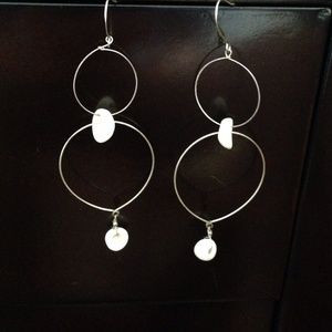 Puka shell earrings