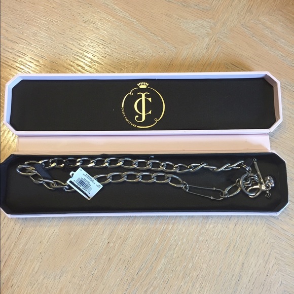 NEW Juicy Couture safety pin starter necklace!