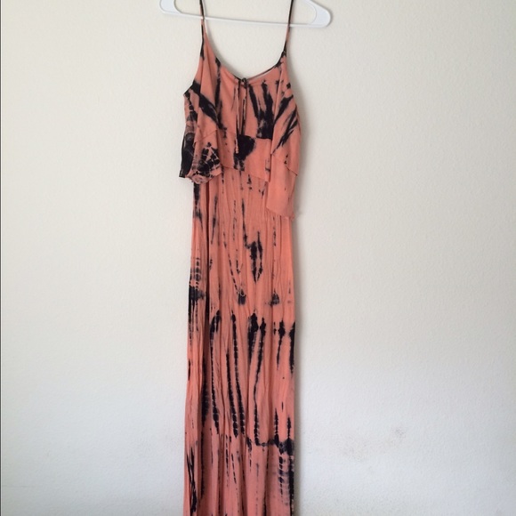 Tie dye maxi dress