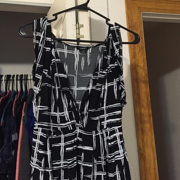 Black and white dress