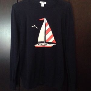 Old navy sailing boat sweater