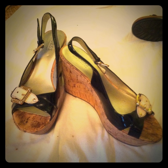 Guess Brand clog heels. Size 7 1/2