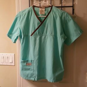 Urbane scrub top