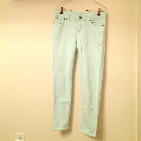 Light mint J.Crew jeans