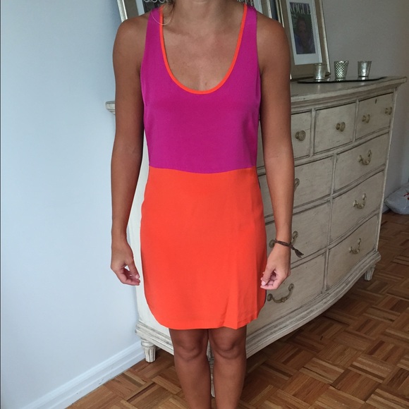 Colorful, bright short Madison Marcus dress