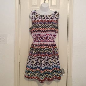 Women's chiffon sleeveless party dress