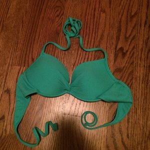 mint green bikini top!