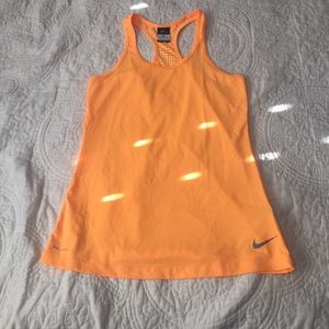 Bright Orange Nike Tank Top