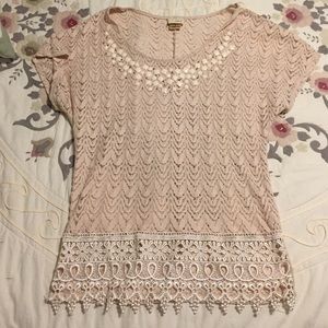 Worn only one time! Buckle shirt with jewels!