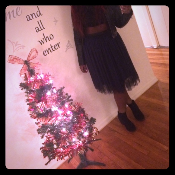 Tulle Midi Skirt