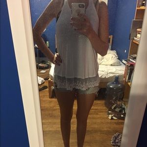 Beautiful ruffled shirt