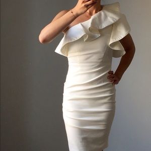 Must Have One Shoulder Body-con Cocktail Dress