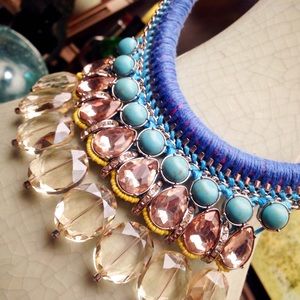 Multi- Colored Bib Necklace