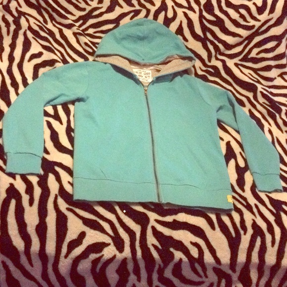 Blue hoodie