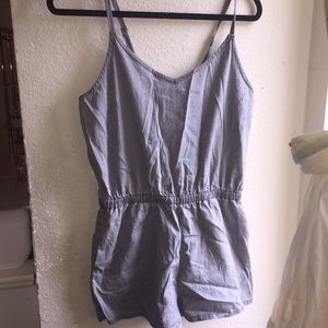 Gray Romper from Forever 21.