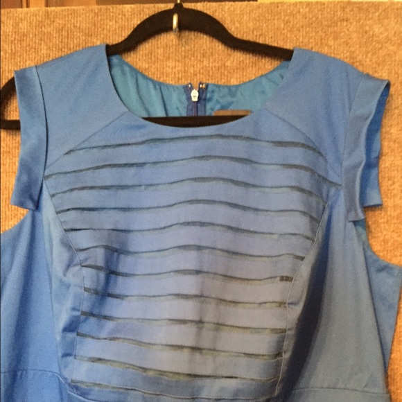 Adrianna Papell electric blue dress
