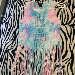 Fringe tank top