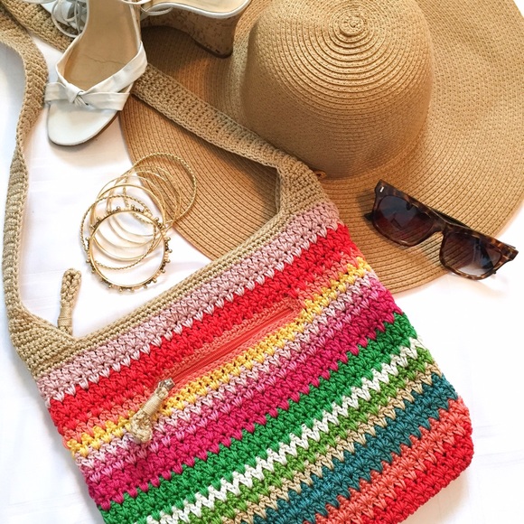 The Sak Multicolored Woven Crossbody