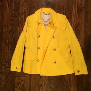 BRAND NEW Jcrew yellow jacket