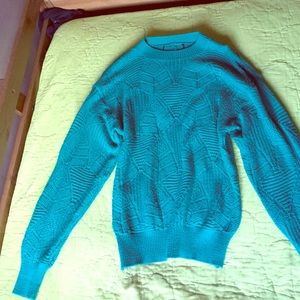 Oversized crew knit sweater