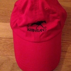 Red Keeneland baseball cap