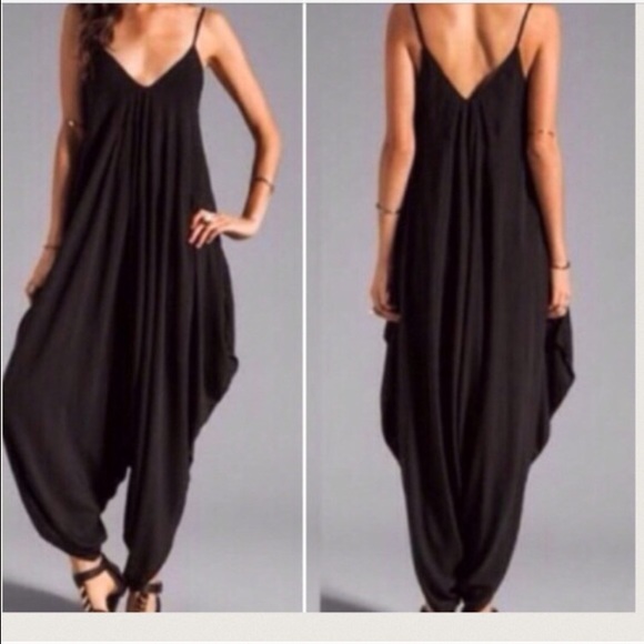 Dresses & Skirts - Reserved Bundle black and navy blue jumpsuits