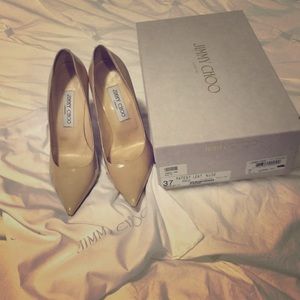 Jimmy Choo Patent Leather Anouks 37