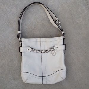Authentic leather coach purse