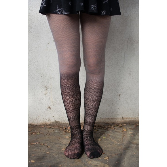 Urban Outfitters Grey Ombré Tights